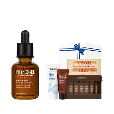 フィジオゲルサイエンスティカルズアンプル30ml 1個+デイリムベーラークリーム5ml+ネイバー専用特別ギフトセット贈呈