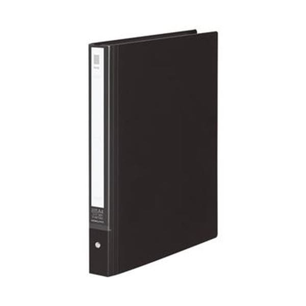 （まとめ）コクヨ クリヤーブック（NEOS） 替紙式 A4タテ 30穴 20ポケット付属 背幅3350mm ブラック ラ-NE730D1冊(×10セット)