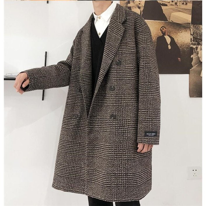 ビジネスコート メンズ チェスターコート ウール混 ロングコート Pコート ラシャ ピーコート 秋冬