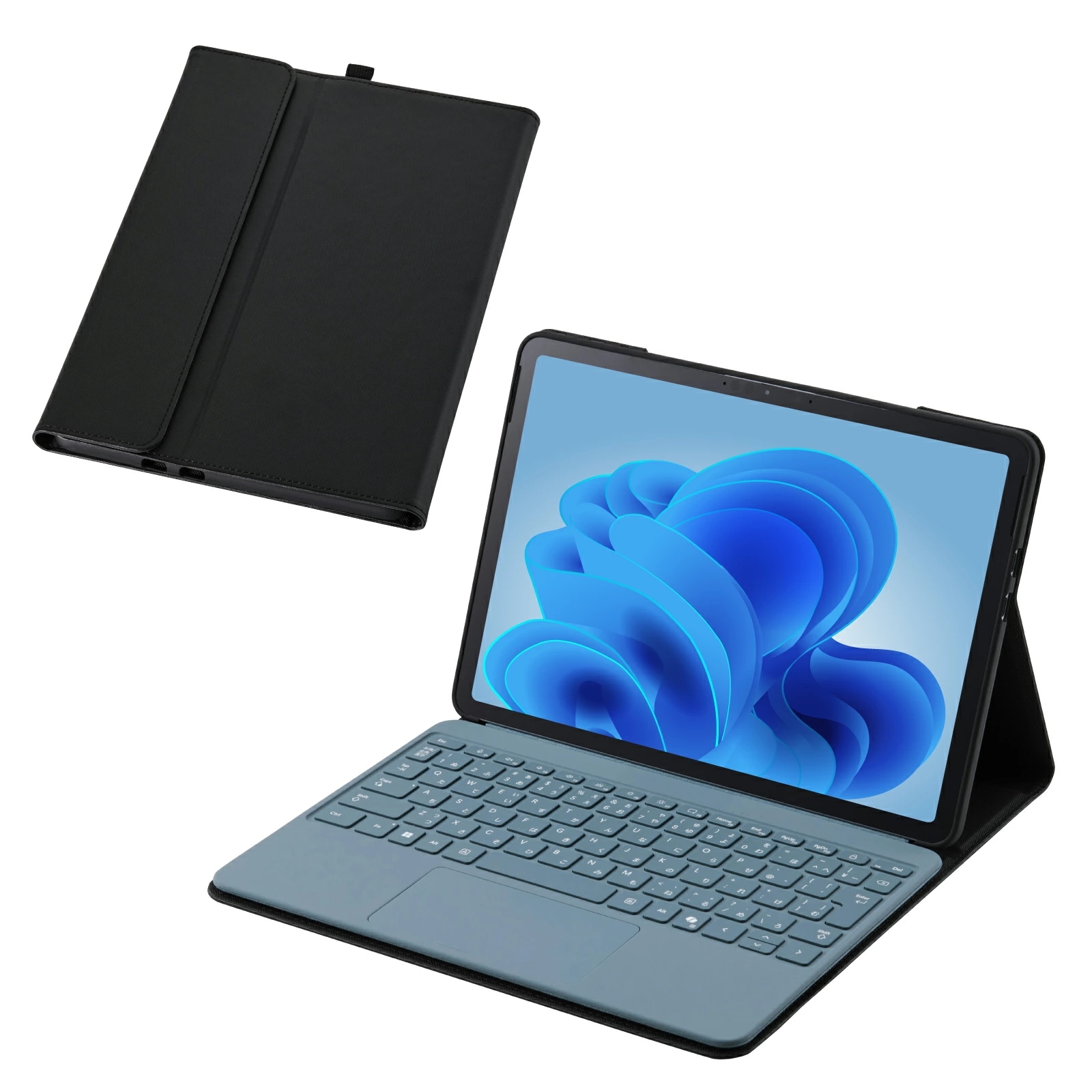 エレコム Surface Pro12 用 フラップケース 4アングル 軽量 キーボード対応 フラップ ケース カバー ELECOM TB-MSP25PLF2CBK