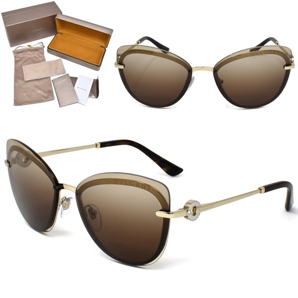 サングラス 0BV6182B 278/13 60 サングラス スマート メンズ レディース ユニセックス ペイルゴールド ブラウングラデーション