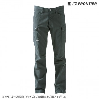 アイズフロンティア ストレッチカーゴパンツ 15 アーミーグリーン M 7902