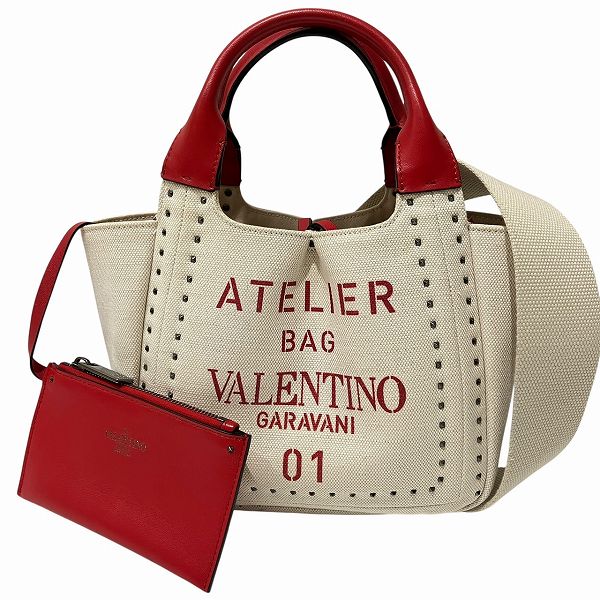 バレンチノ アトリエバッグ 2B0J97NIZ ハンドバッグ ショルダーバッグ 【中古】