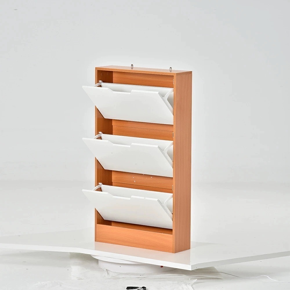 DA 下駄箱 3段 シューズラック 玄関収納 引き出し ひとり暮らし 靴収納 ラック 靴収納