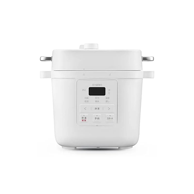 【即納】アイリスオーヤマ 電気圧力鍋 3L 34人 簡単調理 お手入れ簡単 ほったらかし 1台7役 自動メニュー 15種レシピブック付き PMPC-REMA3-W オフホワイト