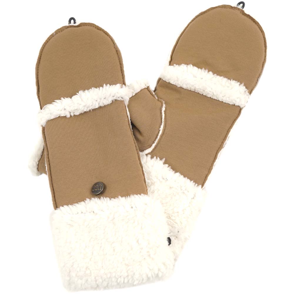 UGG アグ 手袋 レディース ボンデッドフリースフリップミトン グローブ フィンガーレス W BONDED FLEECE FLIP MITTEN CHESTNUT Mサイズ 22706 CHE 22 5,848円