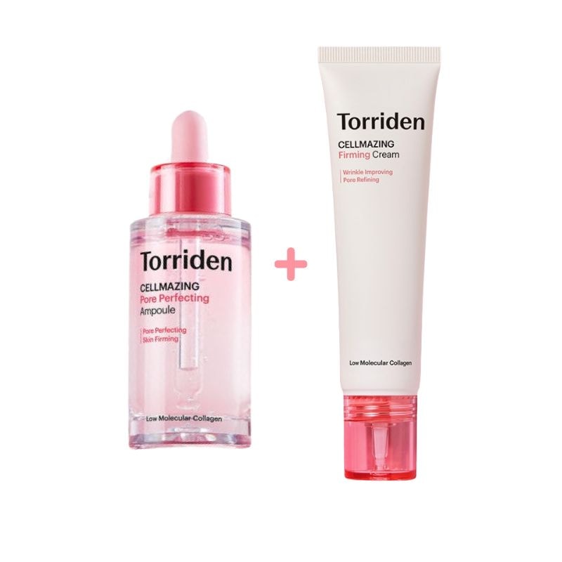 [コラーゲン2種セット]セルメイジングコラーゲンフォアアンプル30ml+コラーゲンクリーム60ml