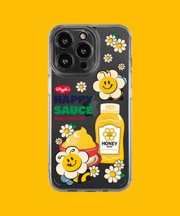 Qoo10] WIGGLE WIGGLE WIGGLE WIGGLE 透明ケース : スマホケース