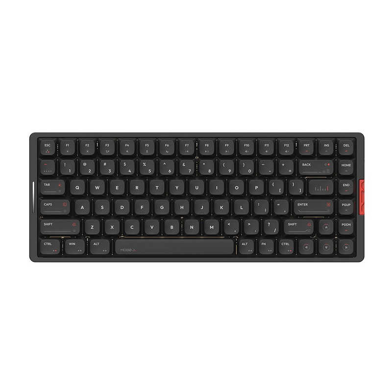 MQ80 Shadow Black Gold Red Switch ゲーミングキーボード ［有線・ワイヤレス / USB (Type-C)］ ブラック　iq-mq80-sdwblk-gold-red
