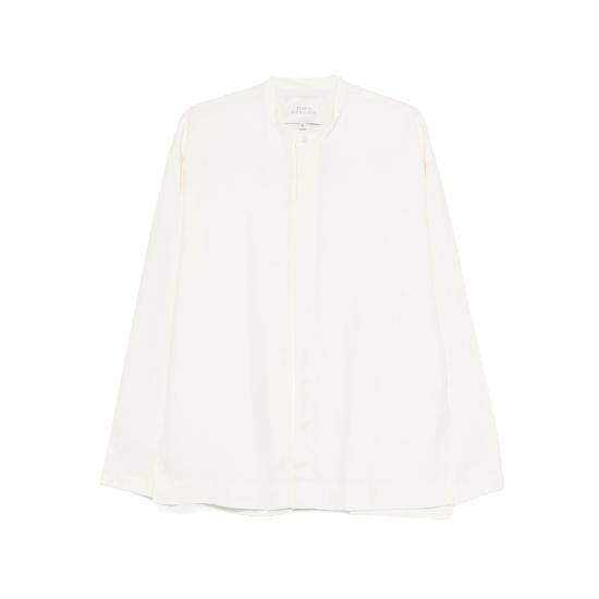STUDIO NICHOLSON Women Shirts SNM 1426 KARST CHALK NEUTRALS