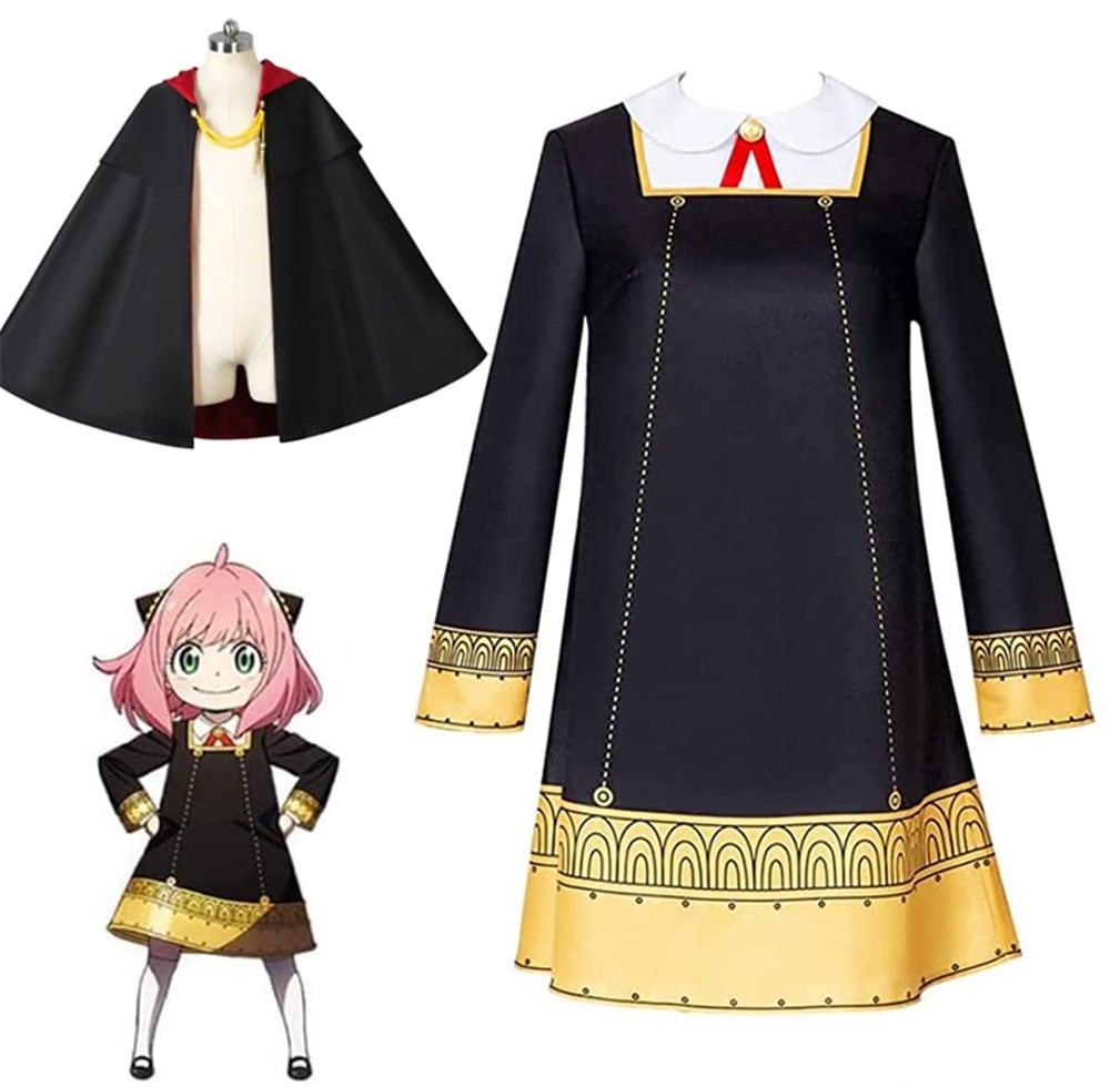SPYFAMILY スパイファミリー アーニャフォージャー コスプレ衣装 制服 マント付き