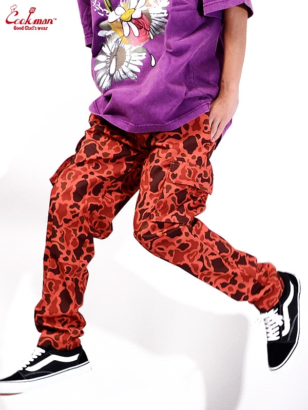 COOKMAN クックマン シェフパンツ chef pants メンズ レディース ユニセックス 男女兼用 Chef Cargo Pants Duck Hunter 231-03827