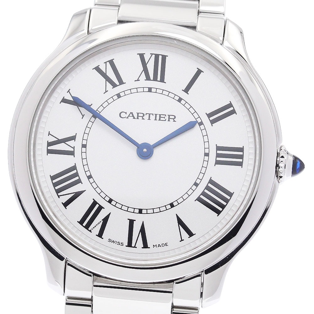 カルティエ CARTIER WSRN0034 ロンド マスト ドゥ カルティエ 36MM クォーツ ボーイズ 良品 箱・保証書付き_943219【中古】