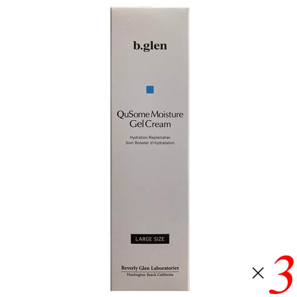 ビーグレン QuSomeモイスチャーゲルクリーム(Lサイズ) 44g 3個セット