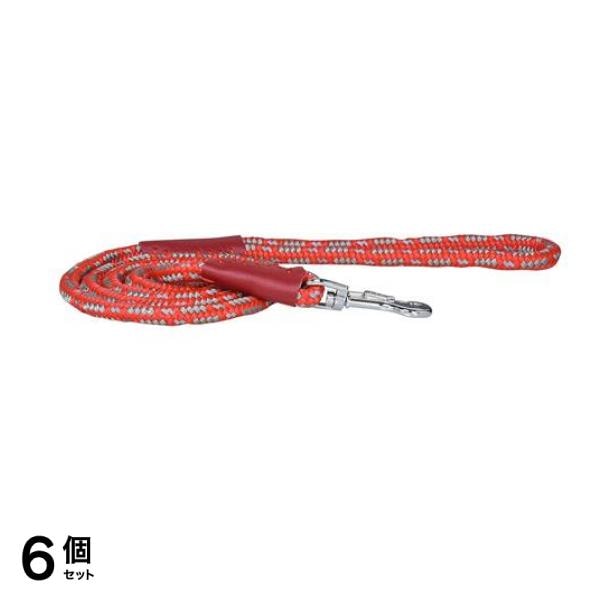ペティオ NEWネオンリード φ10mm 小型犬用 レッド 120cm (W57205) 6個セット