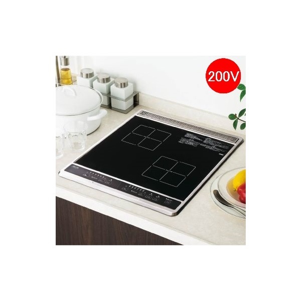 三化工業株式会社 SIH-B224C-B ブラック [2口タイプIHクッキングヒーター(2.0kwタイプ)]