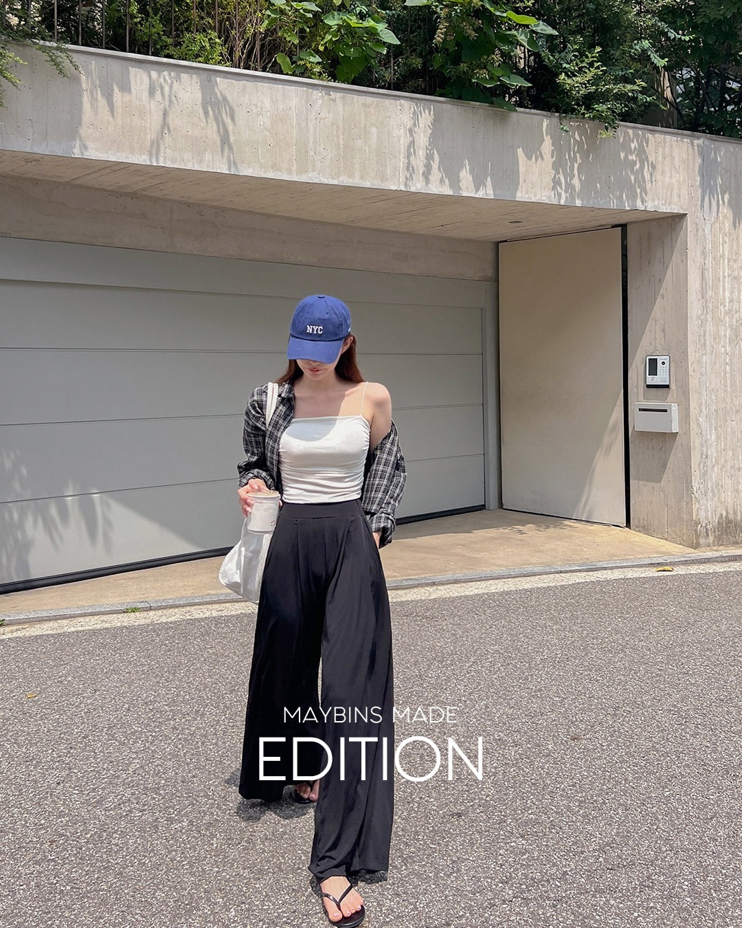 クーリングワイドフィットパンツ韓国ファッション レディース