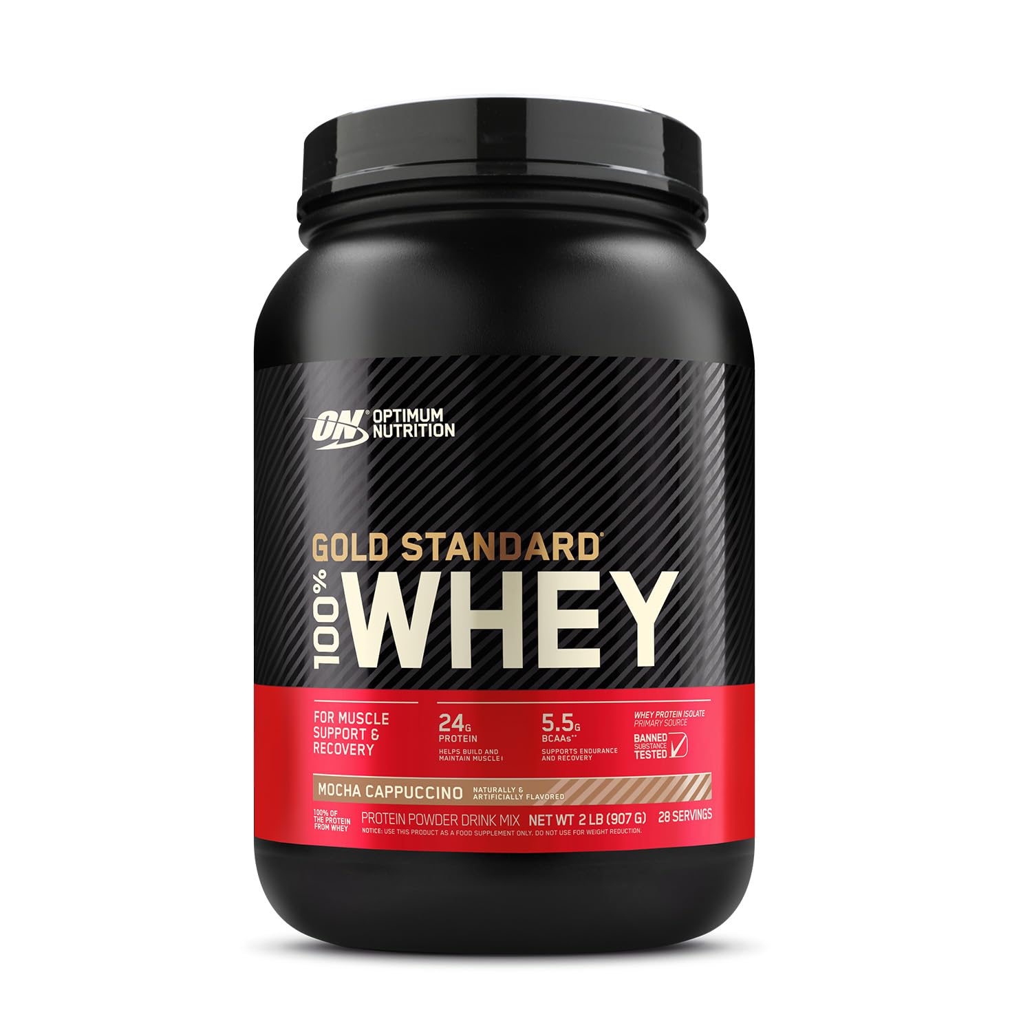 【国内正規品】ON Gold Standard 100% ホエイプロテイン モカカプチーノ 主原料WPI 907g(2lb) 「ボトルタイプ」 オプティマムニュートリション(Optimum Nutri