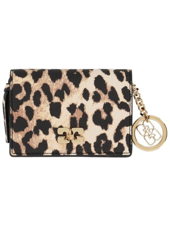 GANNI Women Wallet B3010075 859 ANIMALIER