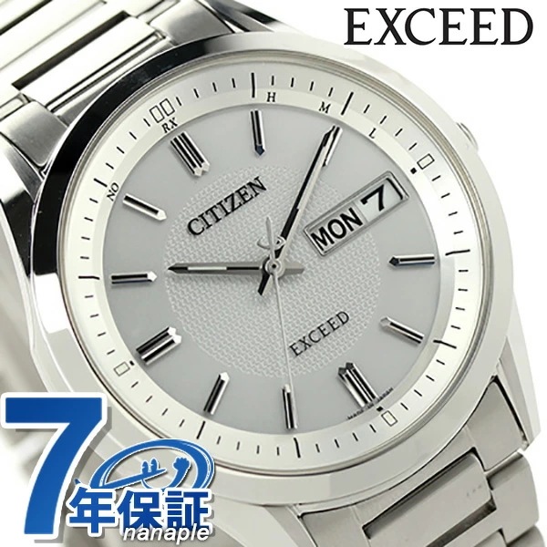 シチズン エクシード 電波ソーラー メンズ 腕時計 チタン AT6030-60A CITIZEN E