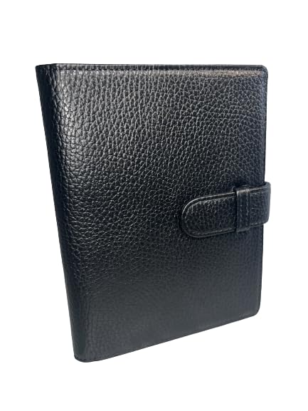 お薬手帳ケース 母子手帳ケース 牛本革 イタリアンレザー CP-TT40MC9 レディース メンズ 牛革 本革 レザー (ブラック)