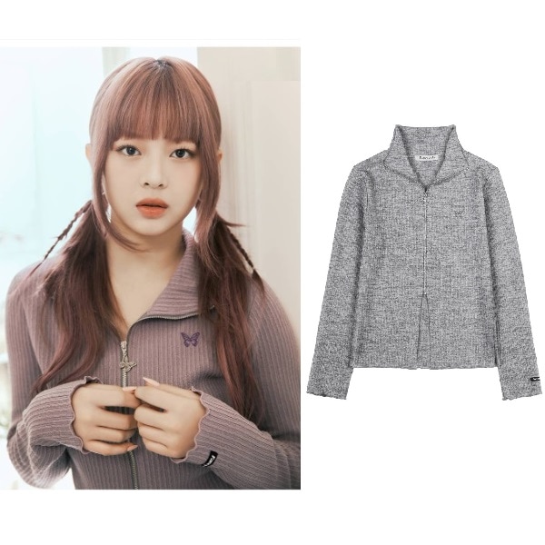 [NF] NAVID FULL ZIP-UP CARDIGAN 2色 [NewJeans-Hanni 着用] 新商品 韓国人気 肝節期 韓国ファッション ストリートファッション 女性服 6,450円