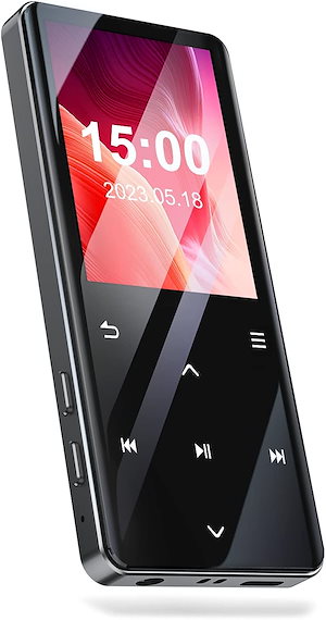 MP3プレーヤー Bluetooth5.0 音楽プレーヤー HiFi音質 超軽量 32GB 超大容量 デジタルオーディオプレーヤー スピーカー搭載 AMP-017