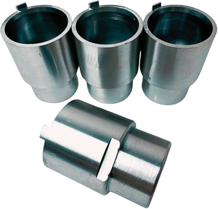 2柱リフト スペーサー 50Φ 4個セット ビシャモン Bishamon 新型 アタッチメント 延長 アダプター 門型 門柱 二柱 アーム型 兼用 社外品(50mm)