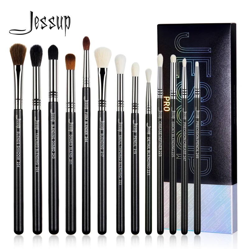 Jesup-プロのアイメイクブラシセット,合成皮革,シャドウ,ペンシル,スモキー,t338 8,771円