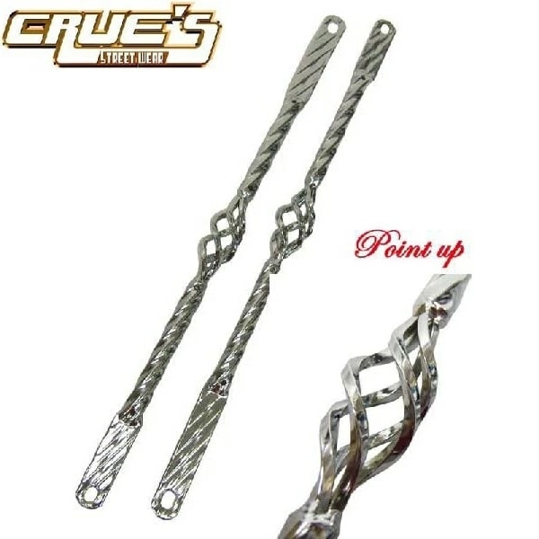 20インチ用 ケージツイスト フォークバー 自転車 パーツ スプリングフォーク ローライダー 自転車部品 スプリンガーフォーク ビーチクルーザー カスタム 改造 部品 BMX MTB GRQ Schw