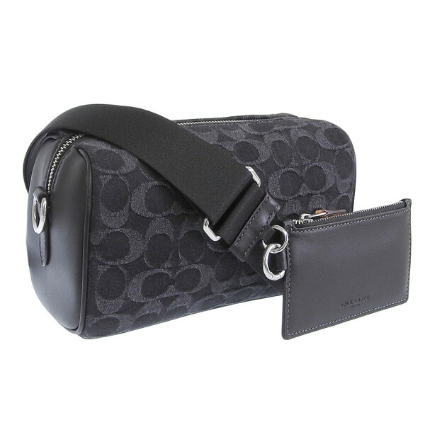 コーチ バッグ メンズ ショルダーバッグ アウトレット デニムブラック アクセル クロスボディ シグネチャー デニム AXEL CB SIG DENIM CO945SVBK COACH