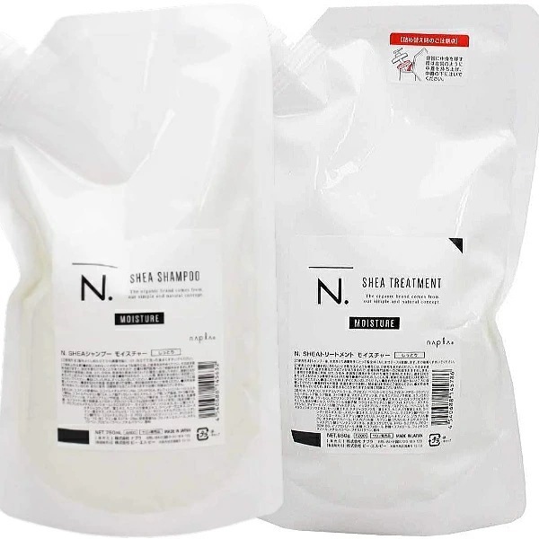 土日祝日出荷 エヌドット ＳＨＥＡモイスチャー シャンプー 750ml & トリートメント 650g 詰替セット