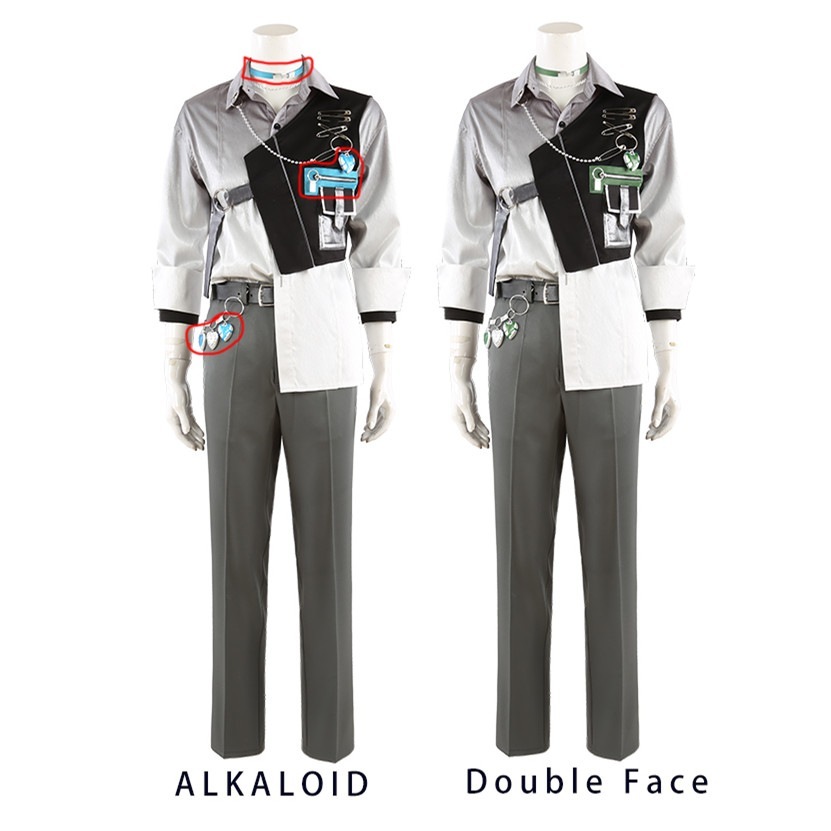 1410あんさんぶるスターズ 夜に駆ける ALKALOID Double Face MV衣装 コスプレ衣装 コスチューム ハロウィン 装服 仮装