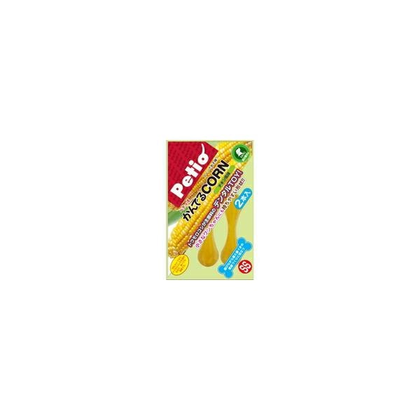 【1ケース】【お取り寄せ対象品】ペティオ かんでるCORN チキン風味 SS 超小型犬用 2本入[ヤマヒサペットケア事業部 Petio(ペティオ)] *12個