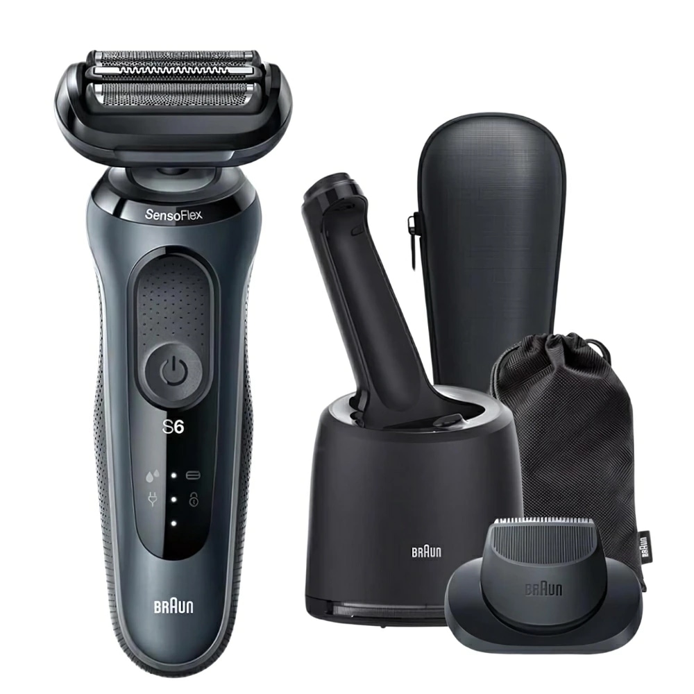 メンズ シェーバー 密着シリーズ 6 充電式 シェーバー 61-N7200cc-V ノワール ブラック 360 密 9,936円