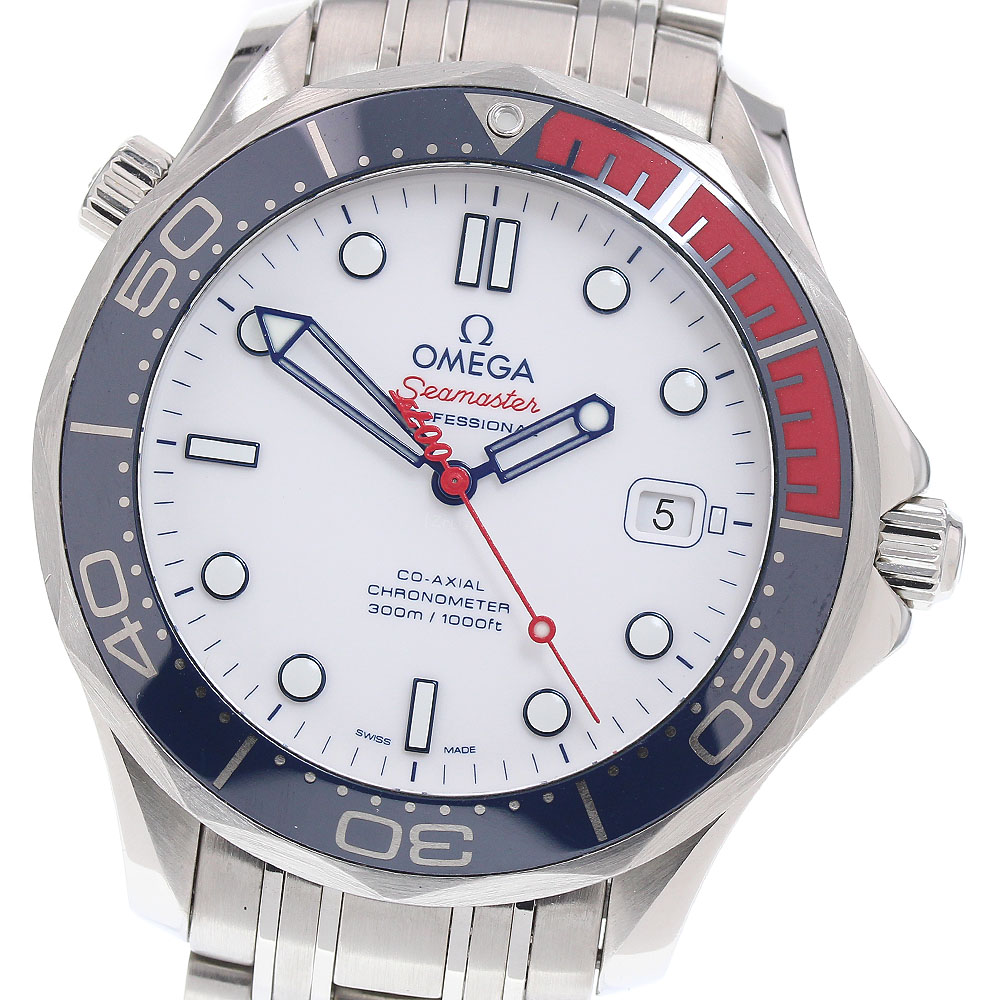 オメガ OMEGA 212.32.41.20.04.001 シーマスター300 007リミテッドエディション コマンダー 自動巻き メンズ _862775【中古】