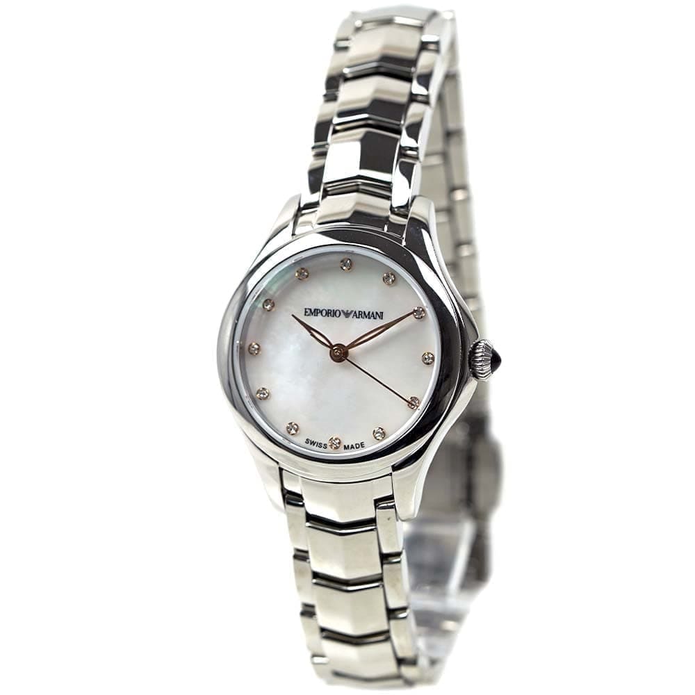 エンポリオアルマーニ スイスメイド 腕時計 レディース EMPORIO ARMANI SWISS MADE FLUID DECO ARS8560