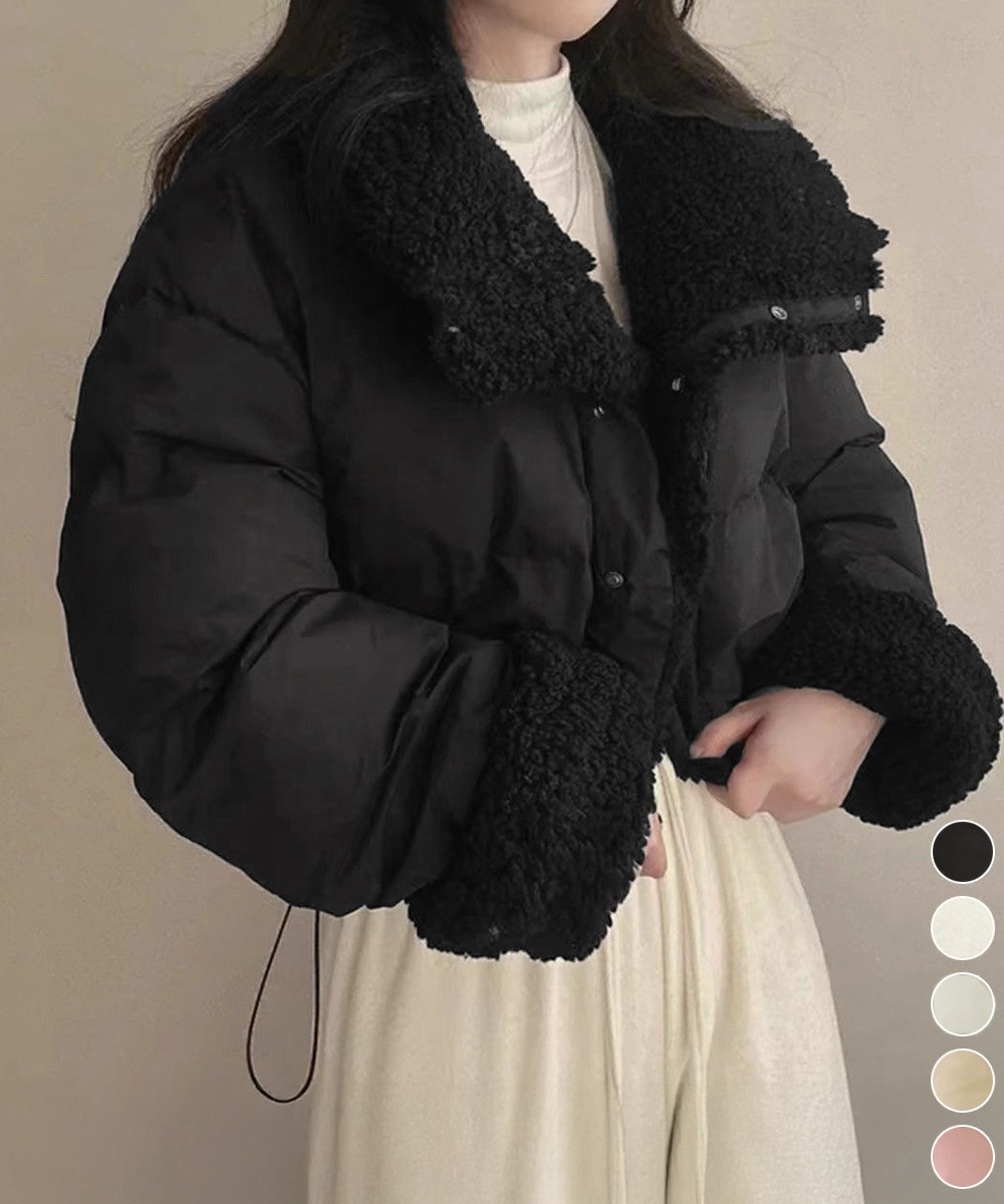 国内即納 ボアブルゾン リバーシブル中綿ジャケット 2TNIAO-002 4,767円