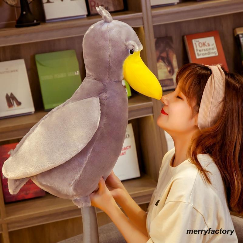 大好評 ぬいぐるみ ネイチャー ハシビロコウ 鳥ぬいぐるみ グッズ 動物 雑貨 置物 リアル 鳥類 大きい 長い 足長 全長約100cm