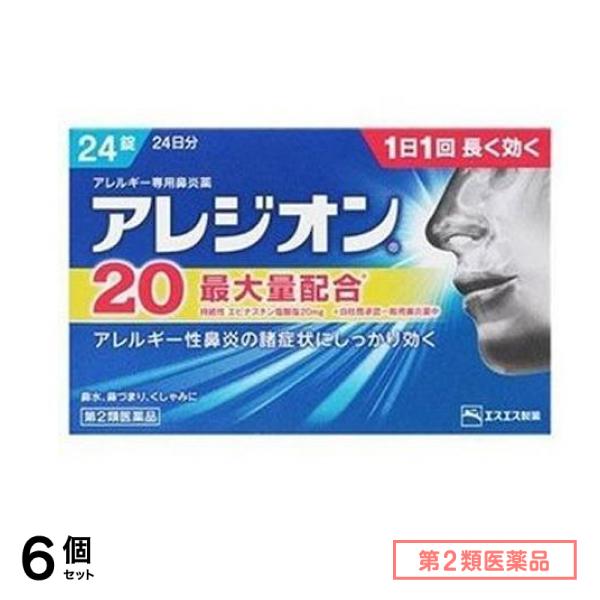 第２類医薬品 アレジオン20 24錠 6個セット