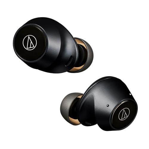 オーディオテクニカ ATH-CKS30TW BK ワイヤレスイヤホン bluetooth 【完全ワイヤレスイヤホン / 重低音 / IP55 防水防塵規格 / マルチポイント対応 / 小型軽量 / 最