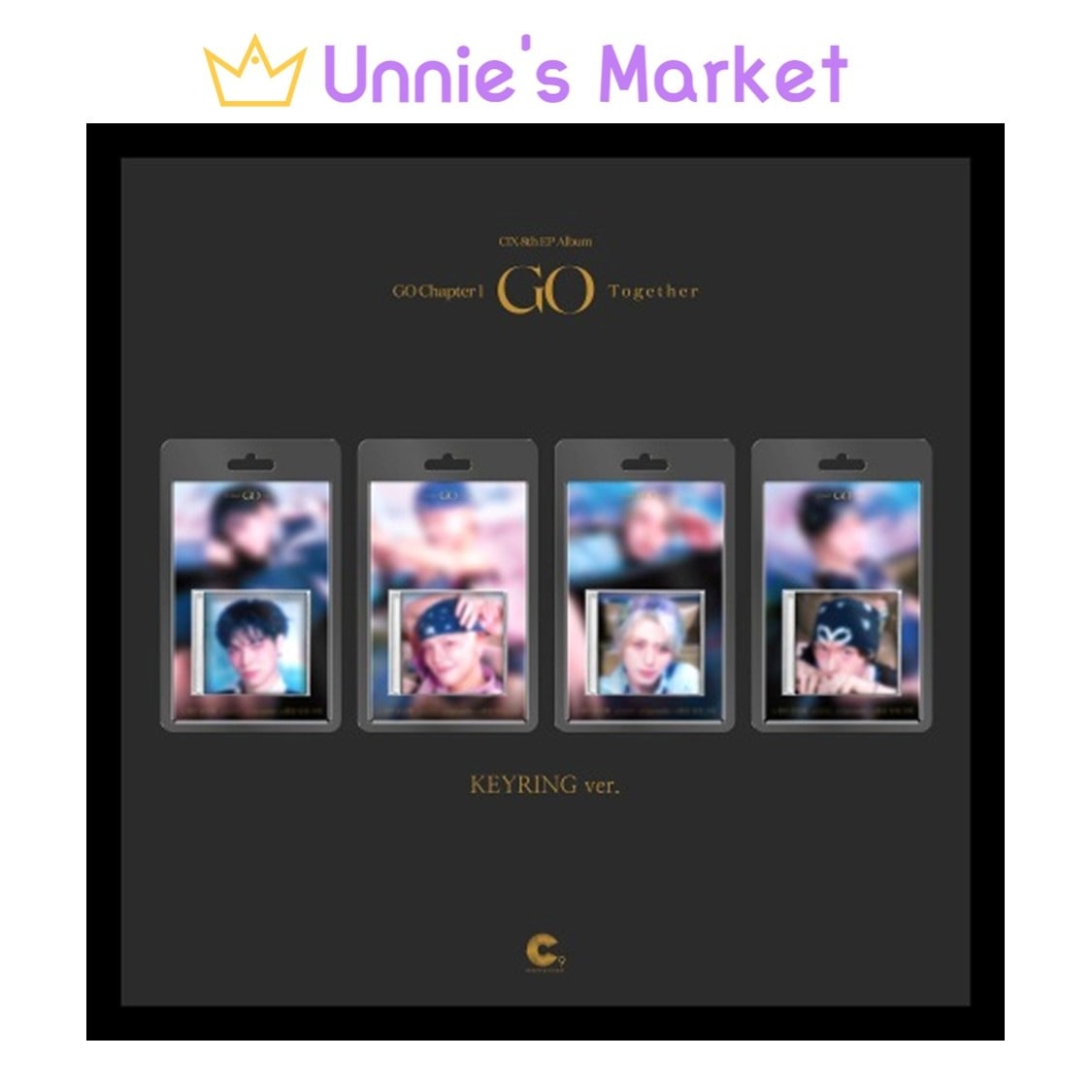[SET] CIX [GO Chapter 1 GO Together] 8th Mini Album (KEYRING ver.)