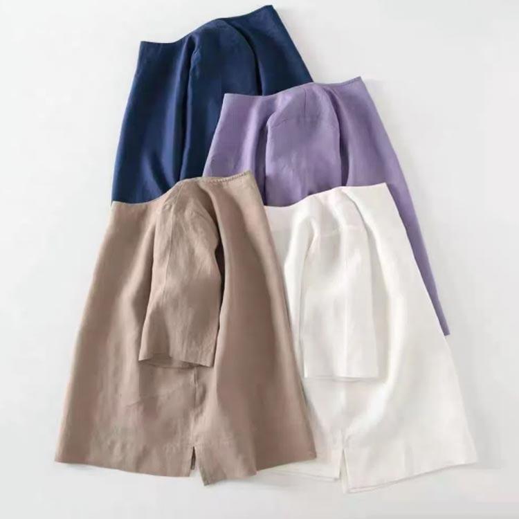 リネン シャツ ブラウス 5分袖 レディース 40代 50代 60代 30代 女性 ファッション リネンシャツ 半袖 リネンブラウス 麻 春 夏 トッ