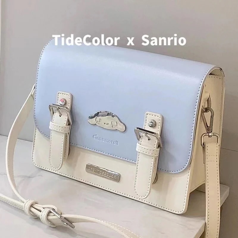 クロスボディショルダーバッグ【3日送信】() Cinnamoroll ショルダーバッグの女性のための万能ショルダーバッグの高外貌レベルウェブレッドケンブリッジバッグ