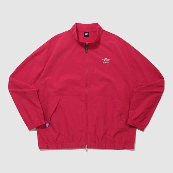 ウインドブレーカー CQK UQ221CJK41-RRD クラシック スタンネック ウォームアップ ウインドブレーカー ジャケット / ROSE RED