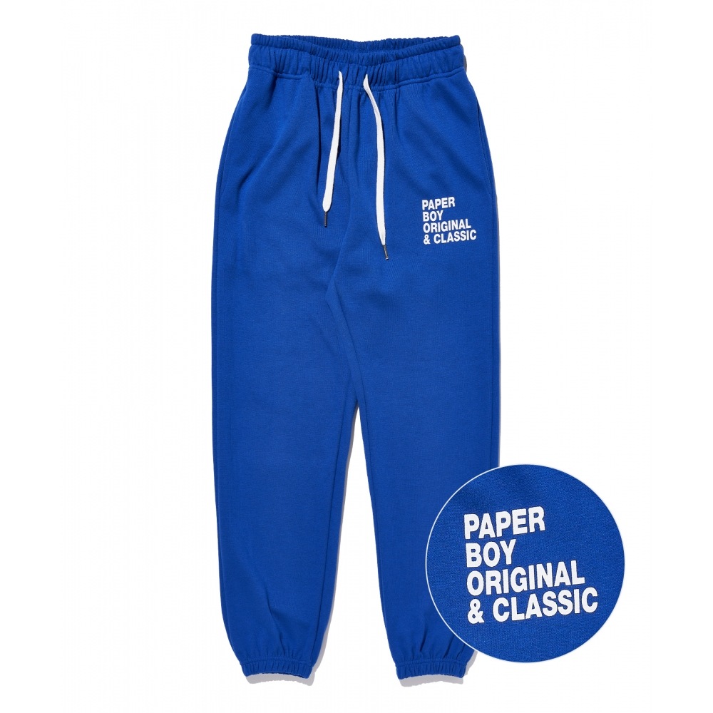 ペーパーボーイ 12/5 シッピングクラシックスウェットパンツ-ブルー