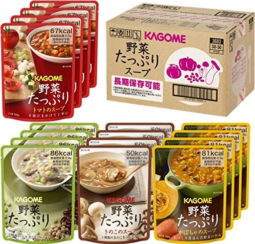 【非常食 保存食 備蓄 防災】 野菜たっぷりスープギフト SO-50(160G×4種×各4袋 計16袋)