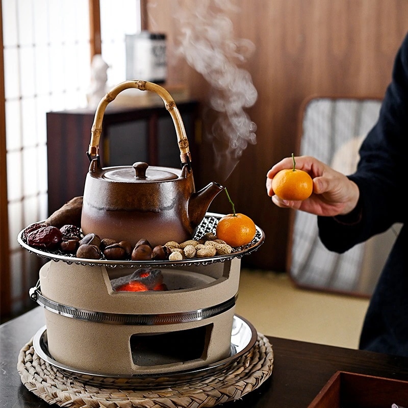 ストーブティークッキング屋内カーボンストーブガラスティーグリラー商業香港スタイルストーブストーブキャセロールクレイストーブホットポットグリラー