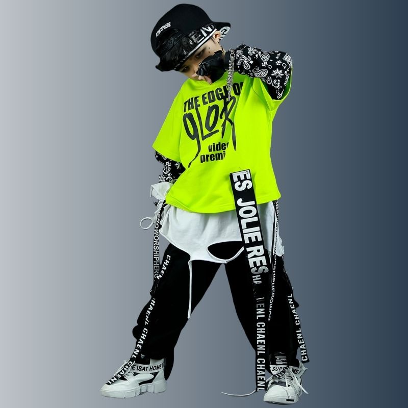 子供の街のダンスのファッション服のヒップホップのスーツはクールでかっこいいです 5,459円
