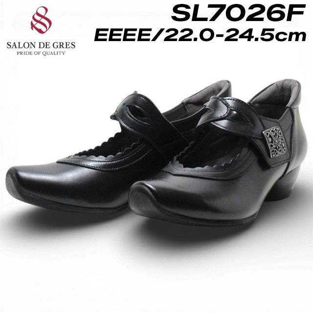 サロンドグレー SALON DE GRES SL7026F 4E ベルトデザイン パンプス レディース 靴